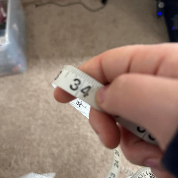 Elie Tahari wide leg shimmer knit woven slacks smokey blue elastic waist size 12 - Picture 11 of 16